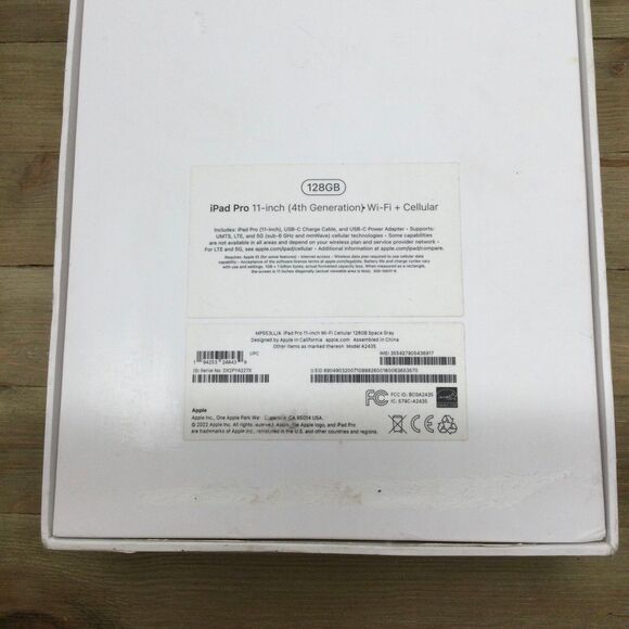 Lot of 3 EMPTY BOXES iPad 9th Generation iPad Pro 4th Gen Retail Product Box - Picture 8 of 10